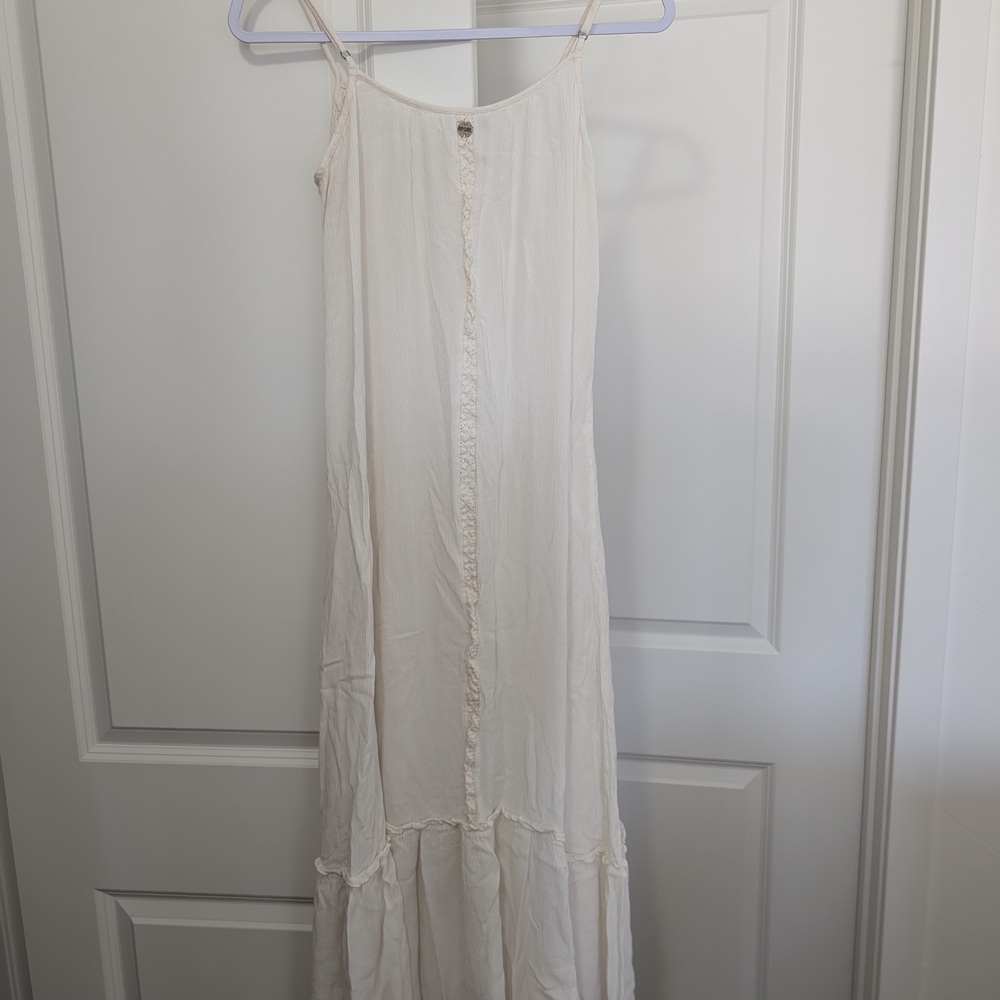 Ripcurl Flowy Cream Halter Dress - Picture 6 of 7